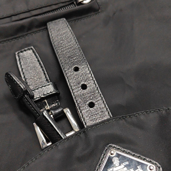 Nylon Backpack Black