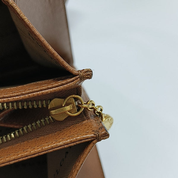 BVLGARI BVLGARI Calfskin Brown