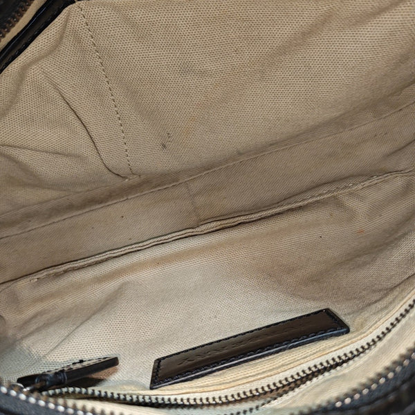 Coated Canvas Top Handle Bag Multicolor
