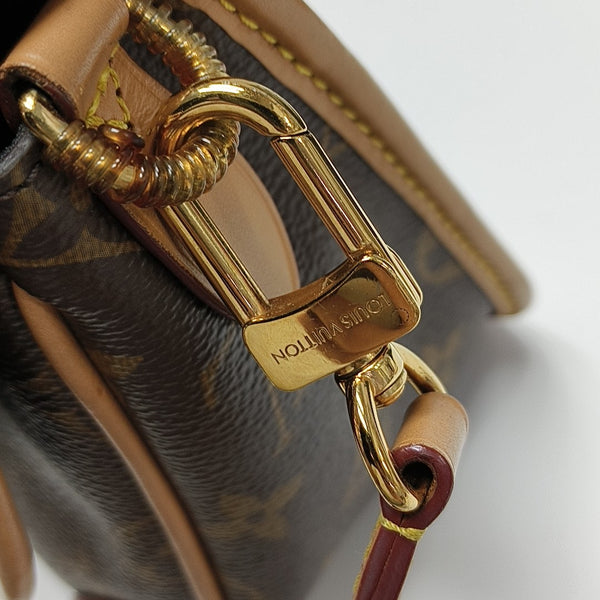 DIANE Monogram Coated Canvas Brown