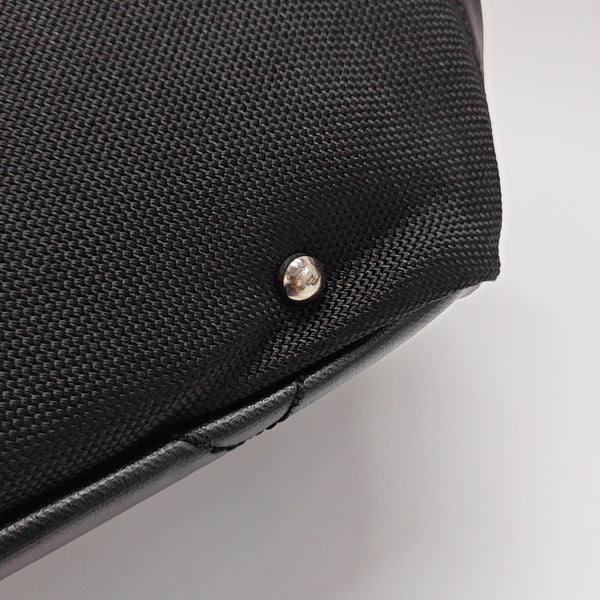 PARIS BIARRITZ Large Quilted Coated Canvas Black