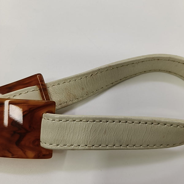 Fabric Top Handle Bag White