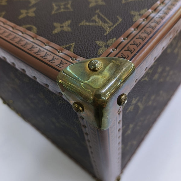 COFFRET TRÉSOR Monogram Coated Canvas Brown