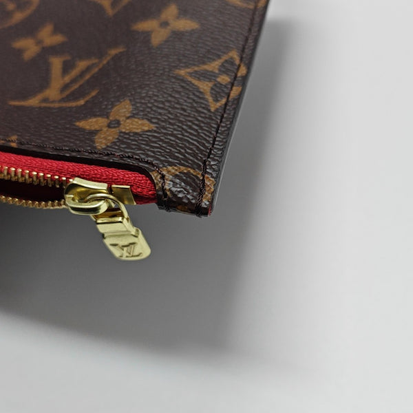 NEVERFULL MM Monogram Coated Canvas Brown