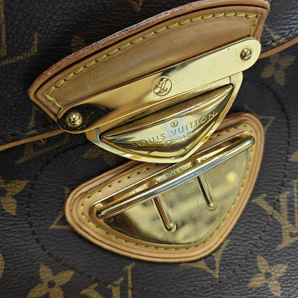 BEVERLY Monogram Coated Canvas Brown
