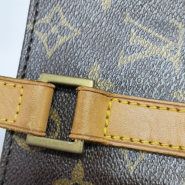 VINTAGE VAVIN GM Monogram Coated Canvas Brown