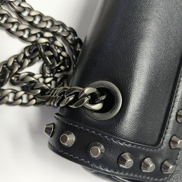 Calfskin Crossbody Bag Black