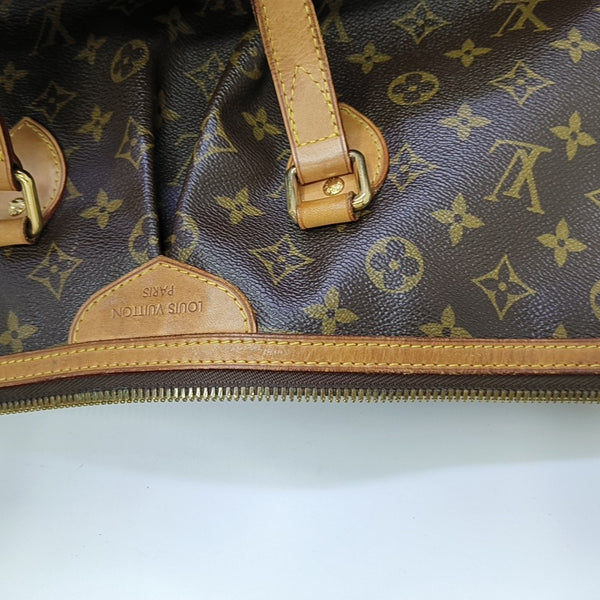 PALERMO PM Monogram Coated Canvas Brown