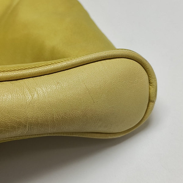 Nylon Top Handle Bag Yellow