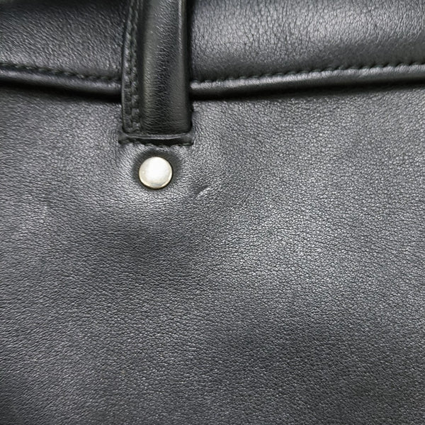 Triangle Small Calfskin Black