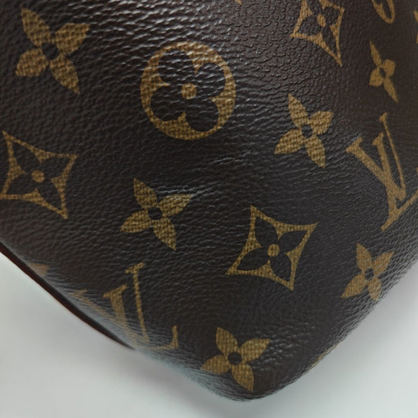 NÉONOÉ Nano Monogram Coated Canvas Brown