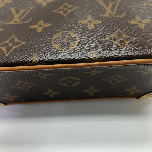 SOFT TRUNK Mini Monogram Coated Canvas Brown