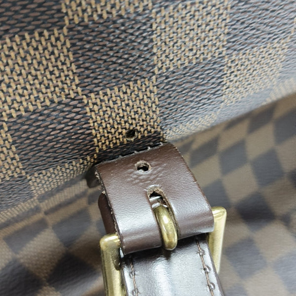 CHELSEA Damier Ebene Coated Canvas Brown