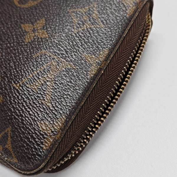 ZIPPY Monogram Coated Canvas Brown Wallet