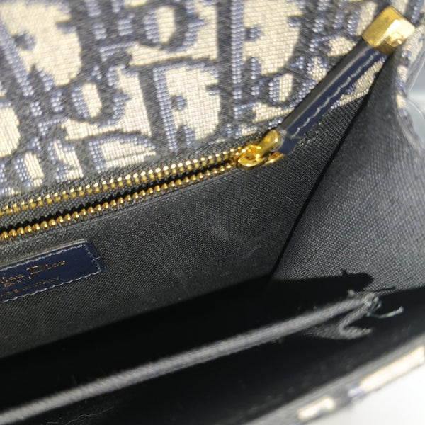 30 Montaigne Oblique Canvas Blue