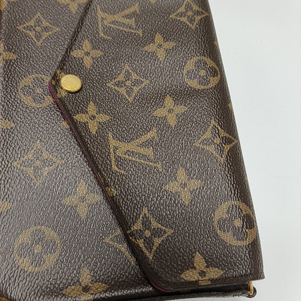FÉLICIE Monogram Coated Canvas Brown