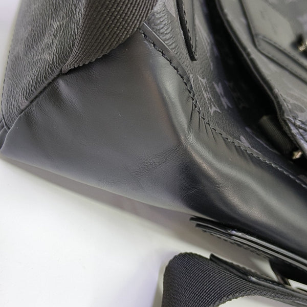 VOYAGER PM Monogram Coated Canvas Black