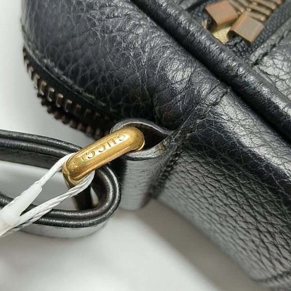 Print Calfskin Black