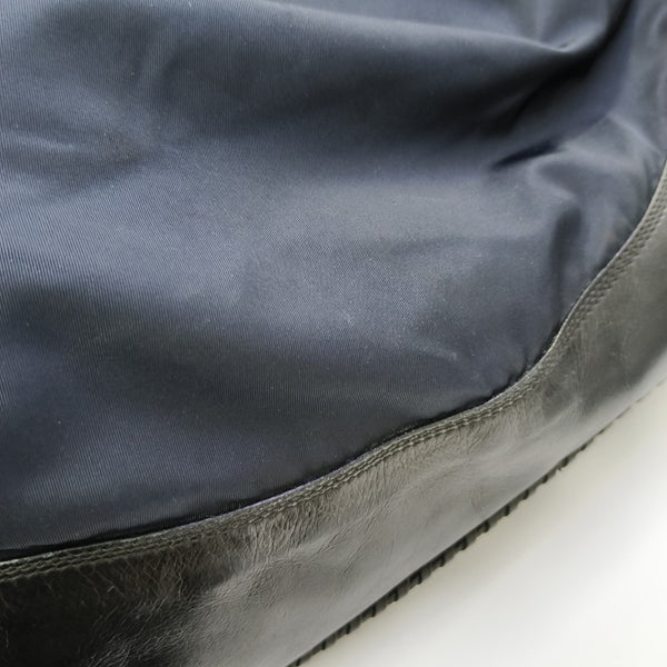 Nylon Shoulder Bag Blue