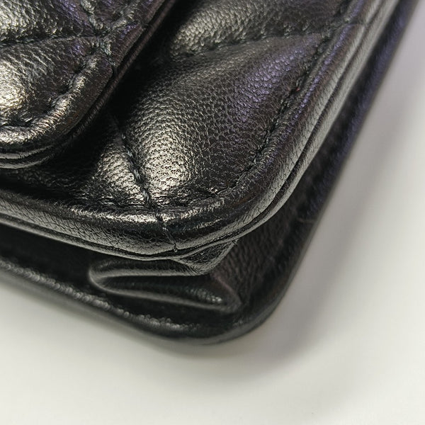 CHANEL 19 WOC Quilted Lambskin Black
