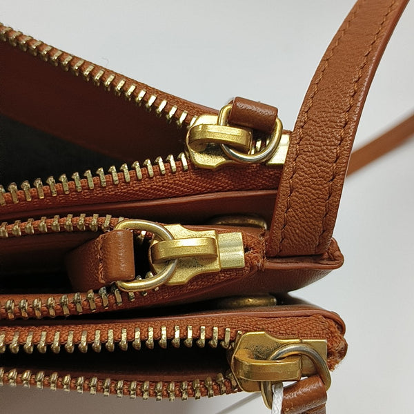 TRIO Small Calfskin Brown