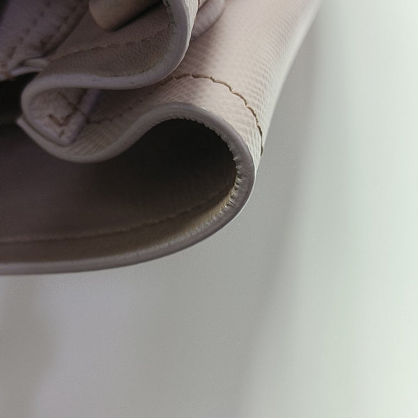 Double Medium Saffiano Calfskin Pink
