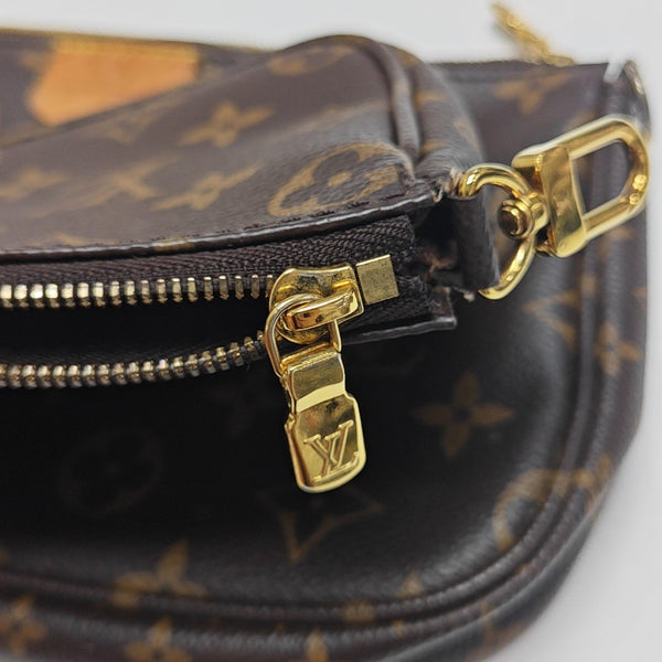 MULTI Monogram Coated Canvas Brown