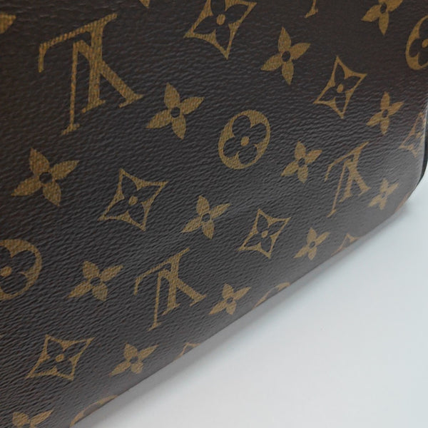 NÉONOÉ MM Monogram Coated Canvas Brown