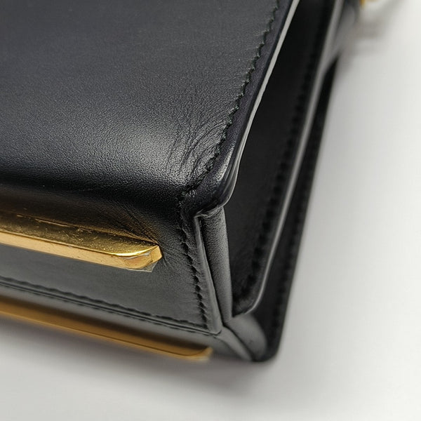 Padlock Work Calfskin Black
