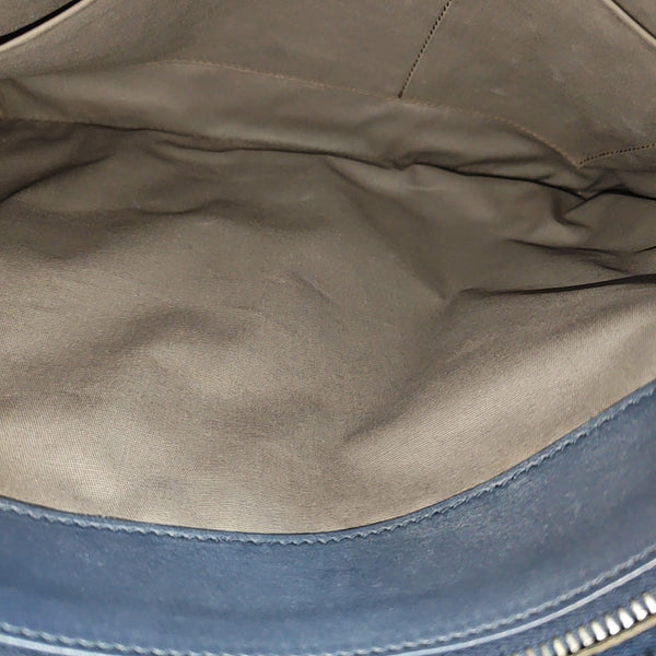 Calfskin Shoulder Bag Blue