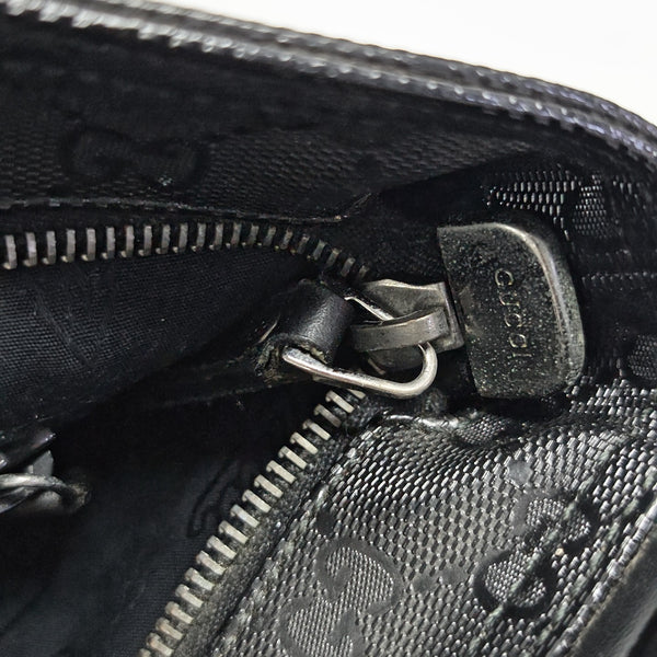 GG Imprime Monogram Coated Canvas Black