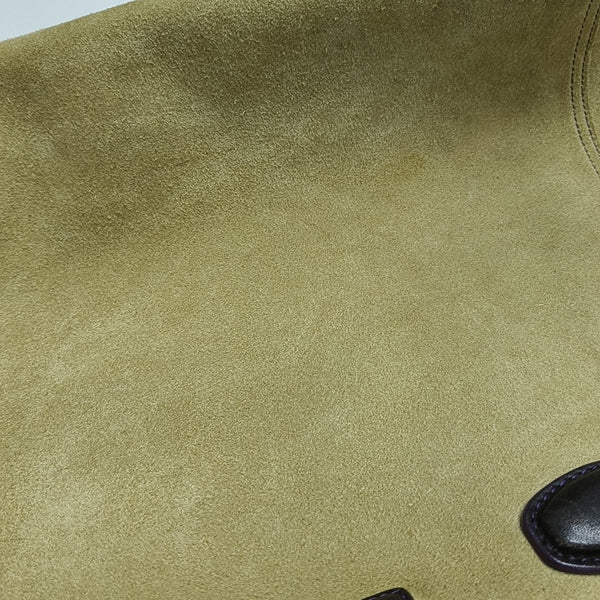Suede Shoulder Bag Beige