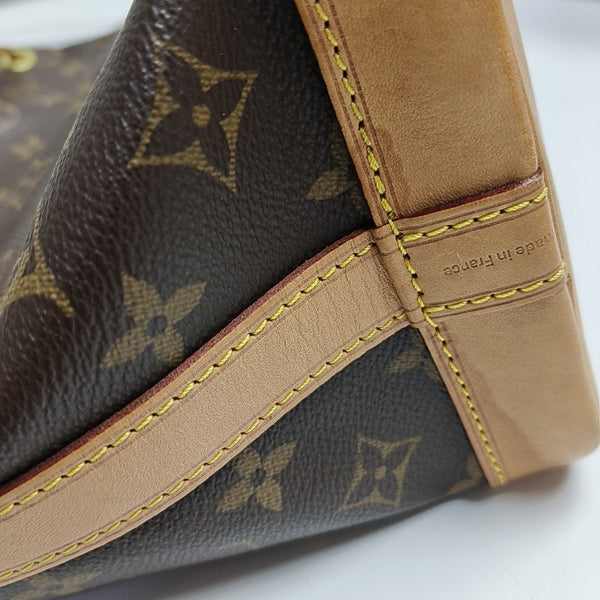 NOÉ BB Monogram Coated Canvas Brown