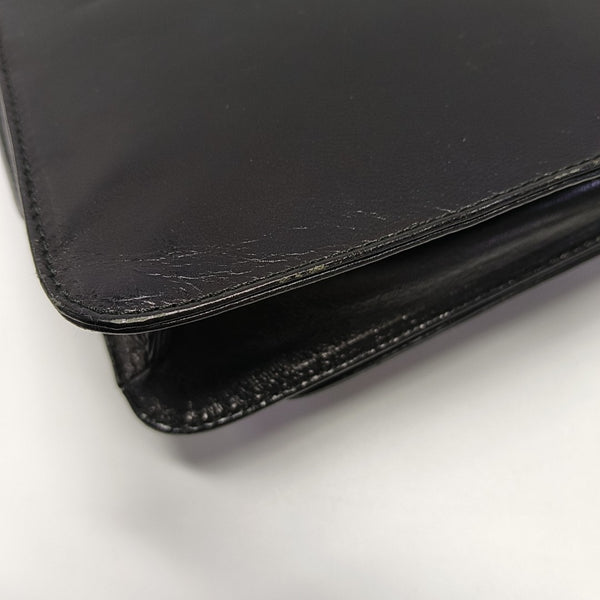 Calfskin Shoulder Bag Black