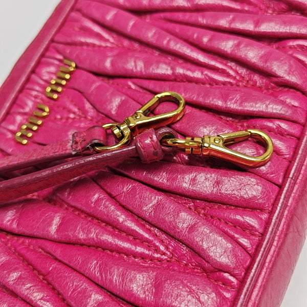 Quilted Lambskin Shoulder Bag Red