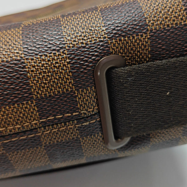 BROOKLYN Damier Ebene Coated Canvas Brown