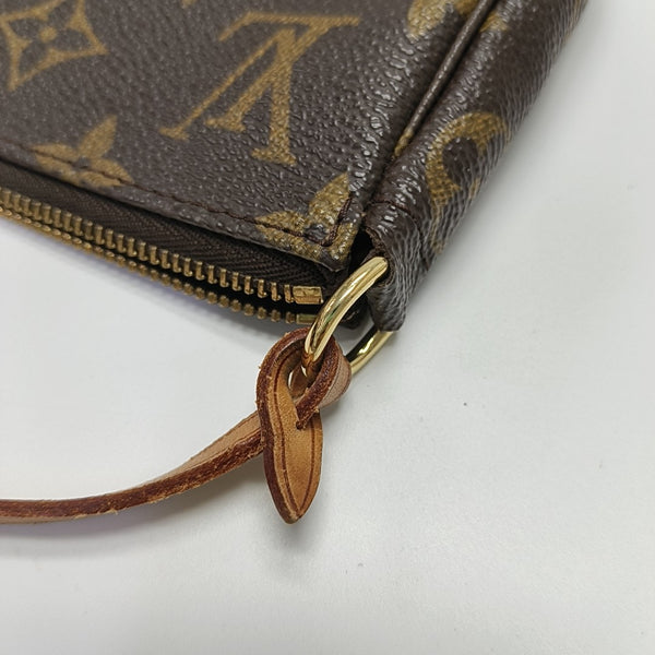 ACCESSOIRES Monogram Coated Canvas Brown