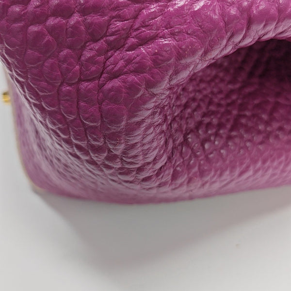 Calfskin Tote Bag Purple