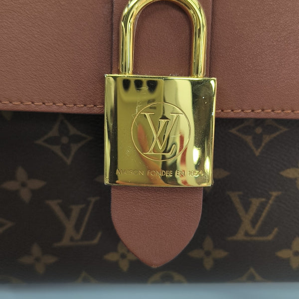 LOCKY BB Monogram Coated Canvas Brown