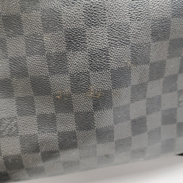 DISTRICT MM Damier Graphite Coated Canvas Gray