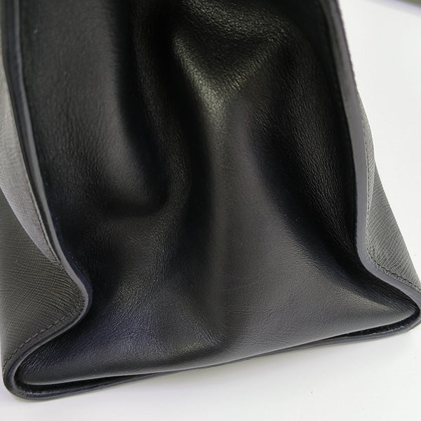 Esplanade Saffiano Calfskin Black