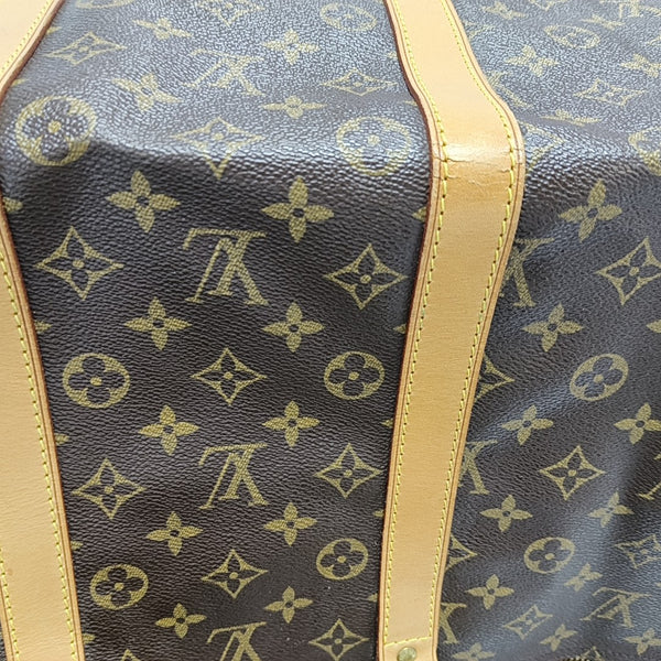 SAC SOUPLE Monogram Coated Canvas Brown