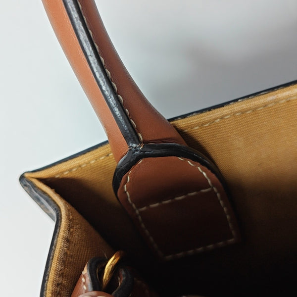 CABAS CELINE Mini Coated Canvas Brown