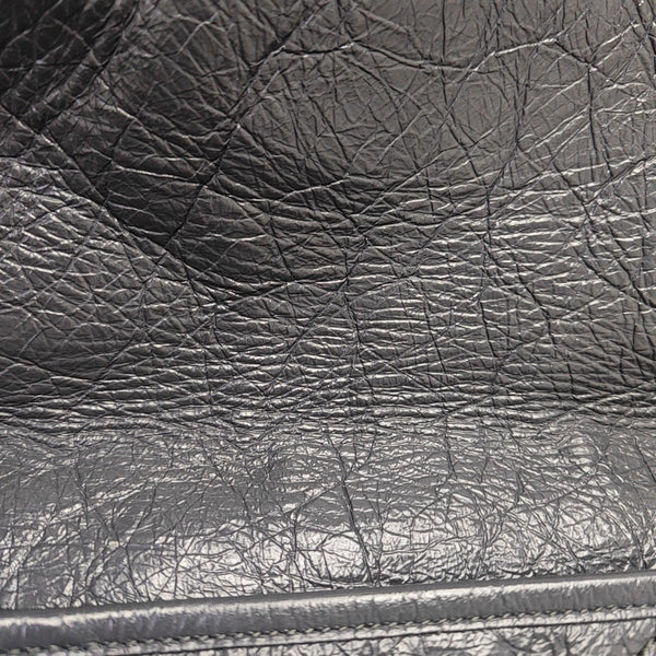 NIKI Medium Chevron Calfskin Gray