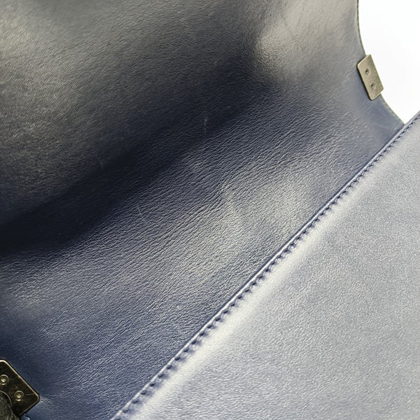 BOY CHANEL Medium Quilted Calfskin Blue