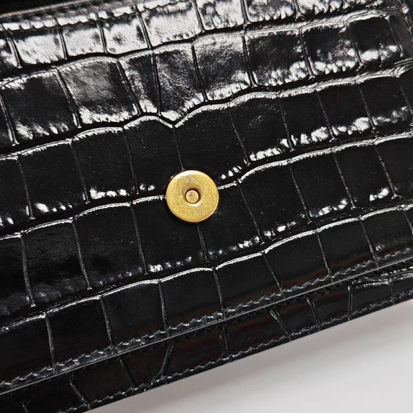 Sharp Calfskin Black