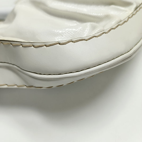 Queen Coated Canvas White