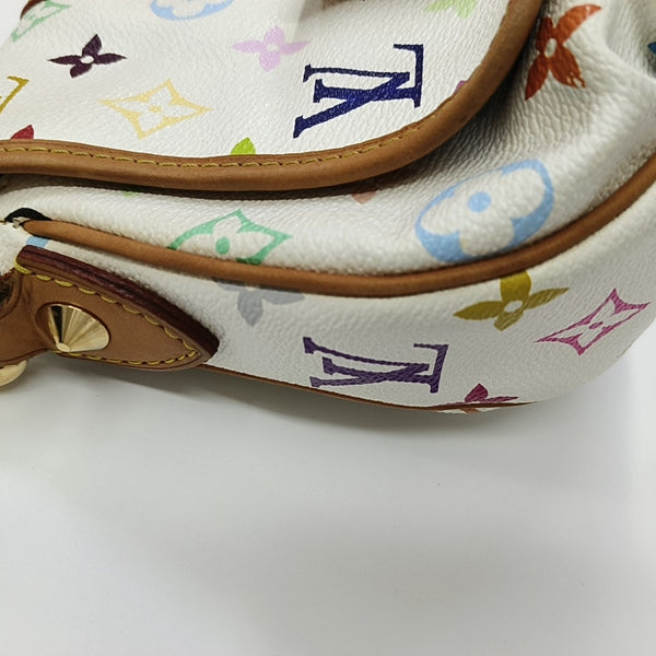 LV × TM ANNIE Monogram Coated Canvas White