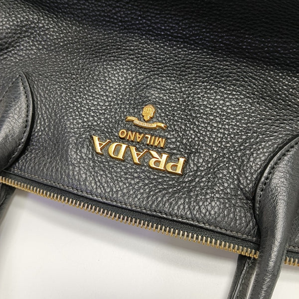 Calfskin Tote Bag Large Black