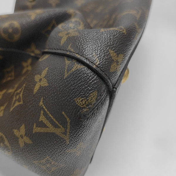 MONTAIGNE Monogram Coated Canvas Brown